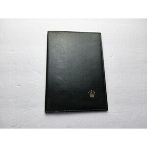 Vintage Rolex Leather Passport Holder Wallet Case 68.08.05